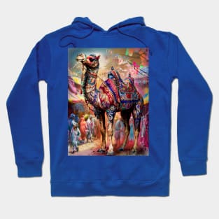 Beautiful colourful rajasthani camel Hoodie